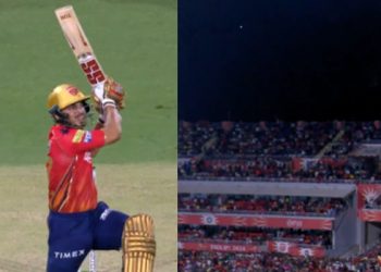 Shot of the Day - Ashutosh Sharma's wild slog leaves Avesh Khan awestruck - PBKS vs RR IPL 2024