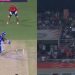 Harshal Patel reacts angrily as Tilak Varma's crazy slog hits the spider cam during PBKS vs. MI
