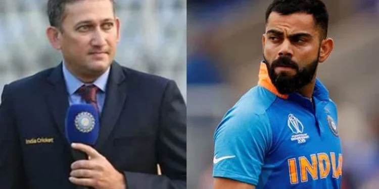 "You need experience; Virat's strike rate hasn't been discussed." - Ajit Agarkar explains why Kohli was chosen for the T20 World Cup. 1 "You need experience; Virat's strike rate hasn't been discussed." - Ajit Agarkar explains why Kohli was chosen for the T20 World Cup.