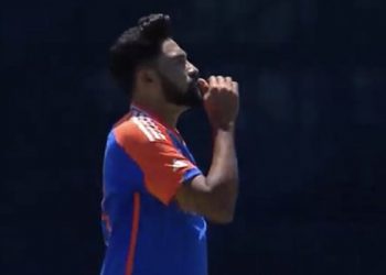 IND vs BAN: Mohammed Siraj lobs ball to square leg after ball slips away in T20 World Cup preparation