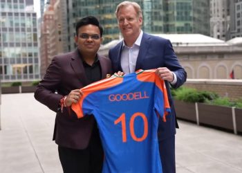 See the viral footage of BCCI Secretary Jay Shah with NFL Commissioner Roger Goodell