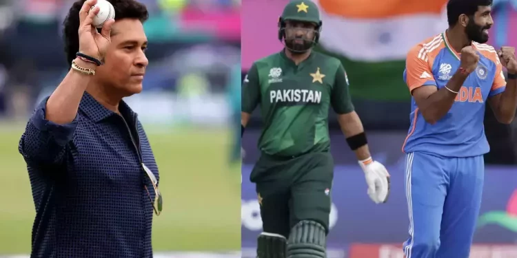Sachin Tendulkar mocks Pakistan after India loses to them in ICC competitions 1 Sachin Tendulkar mocks Pakistan after India loses to them in ICC competitions, saying, "New continent, same result."