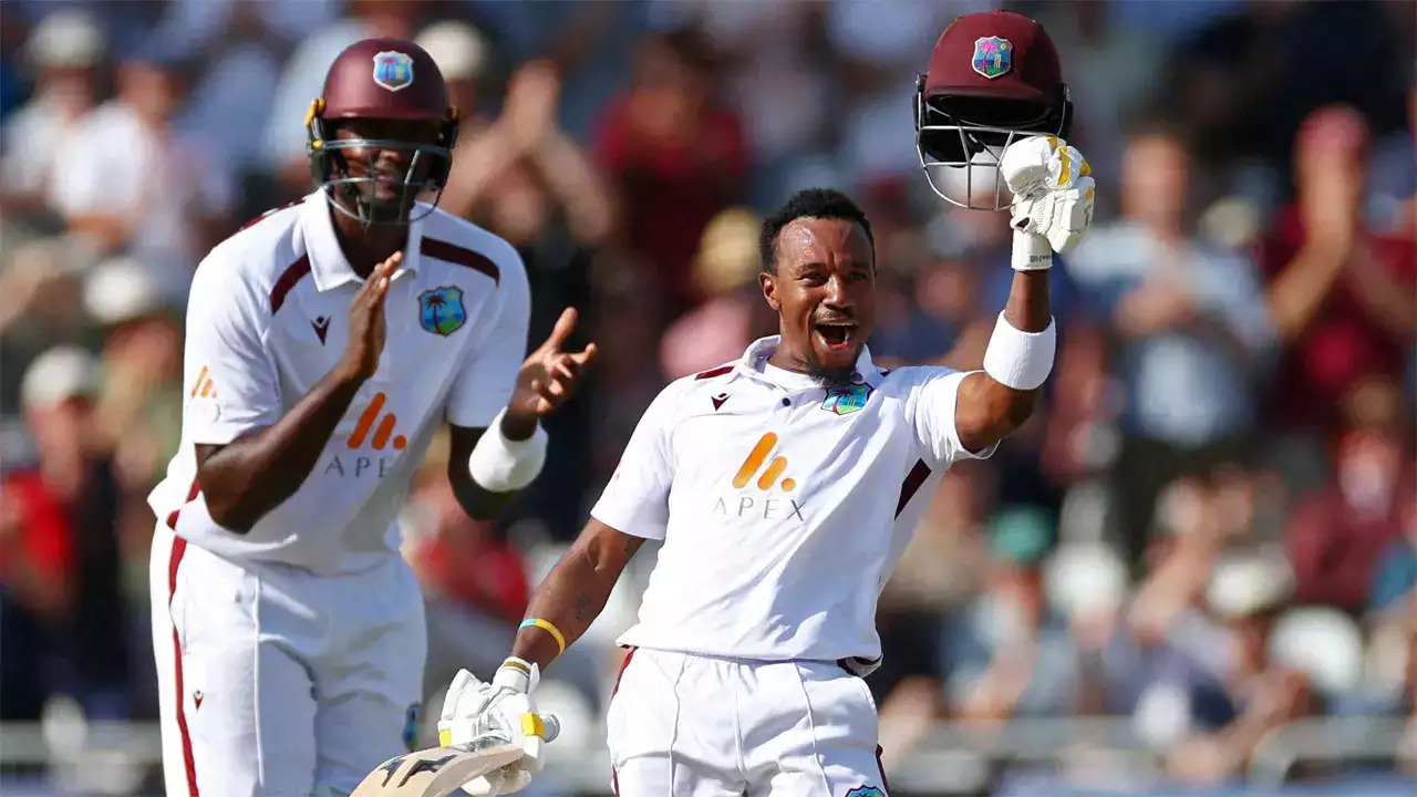 Twitter Reactions: Day 2's West Indies comeback vs England is set up by Kavem Hodge's century