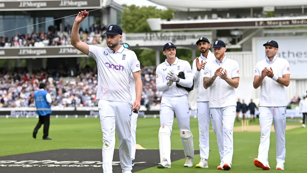 Gus Atkinson's decisive seven-wicket haul in his final Test eclipses England speed icon James Anderson