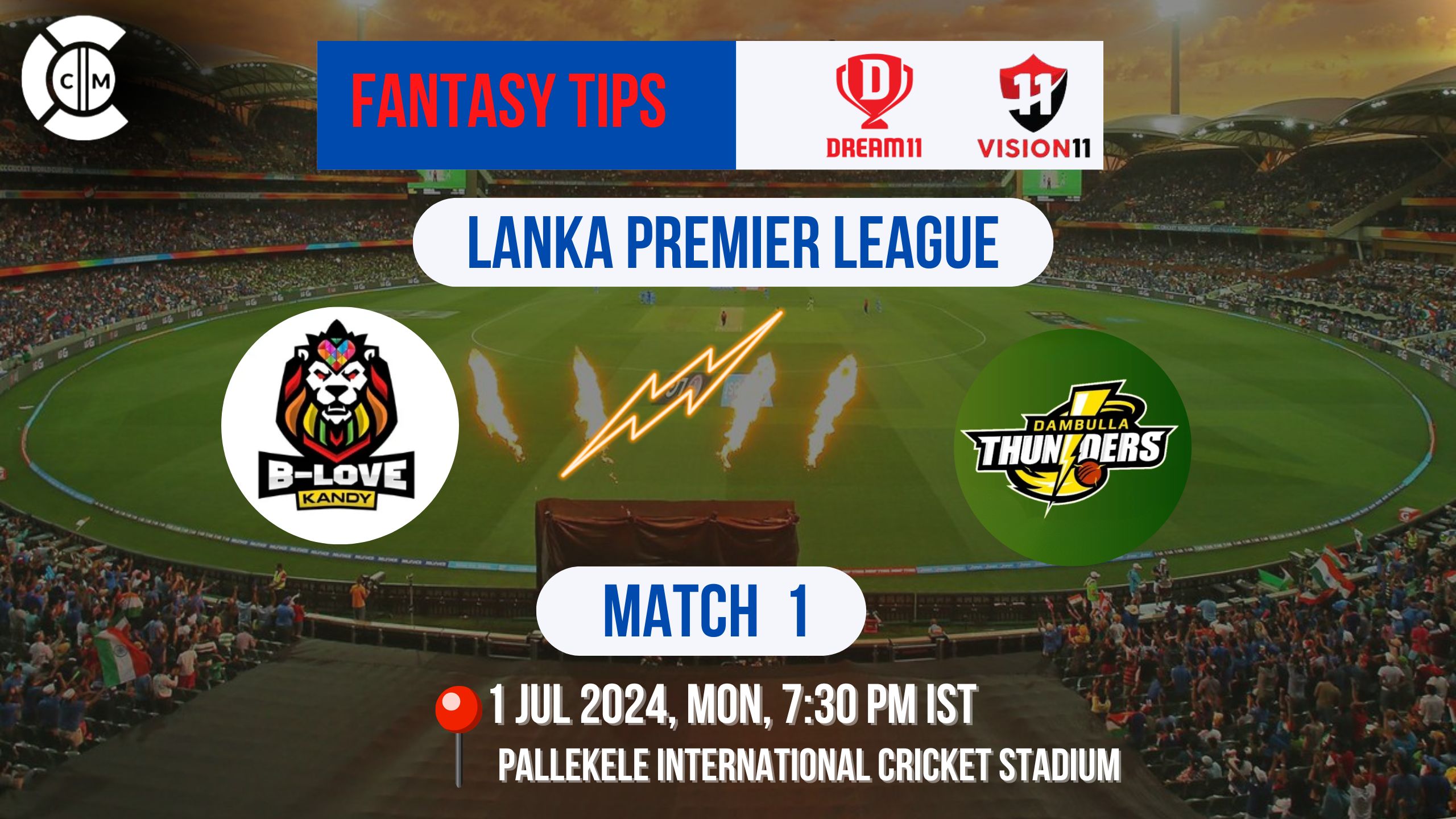 KFL vs DS Dream11 Prediction, Fantasy Cricket Tips, Playing XI, Pitch Report & Injury Updates For Match 1 of Lanka Premier League 2024