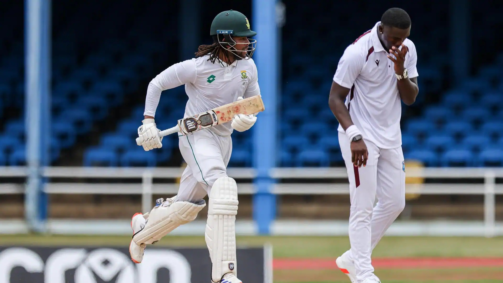 Tony de Zorzi said of his key knock against the West Indies in the opening Test, "Happy with my contribution."