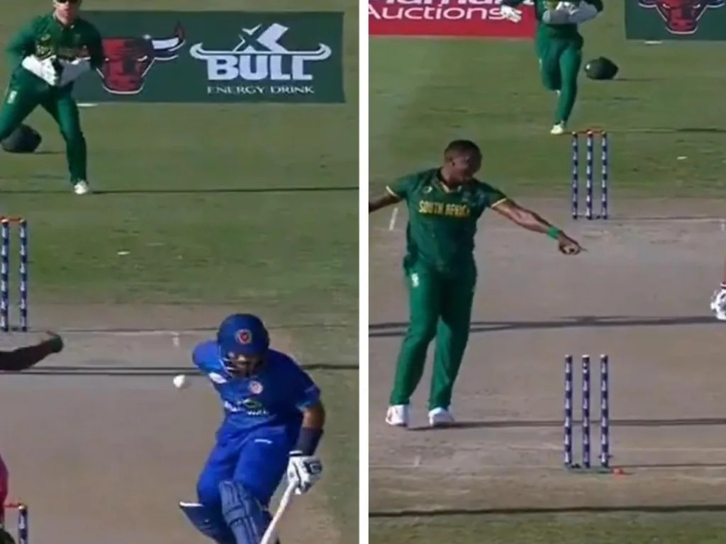 AFG vs SA: Rahmat Shah's  part of unusual run out during the third ODI, video goes viral