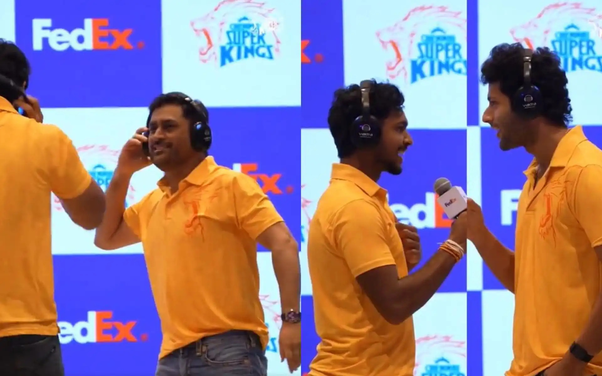 [Watch] IPL 2025: MS Dhoni & Co. take part in funny lip-reading game, video goes viral
