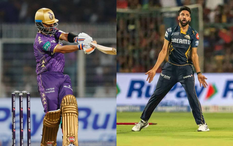 IPL 2025: KKR vs GT Stats & Records at Eden Gardens, Kolkata 2 1745154438094 Ajinkya Rahane and Mohammed Siraj