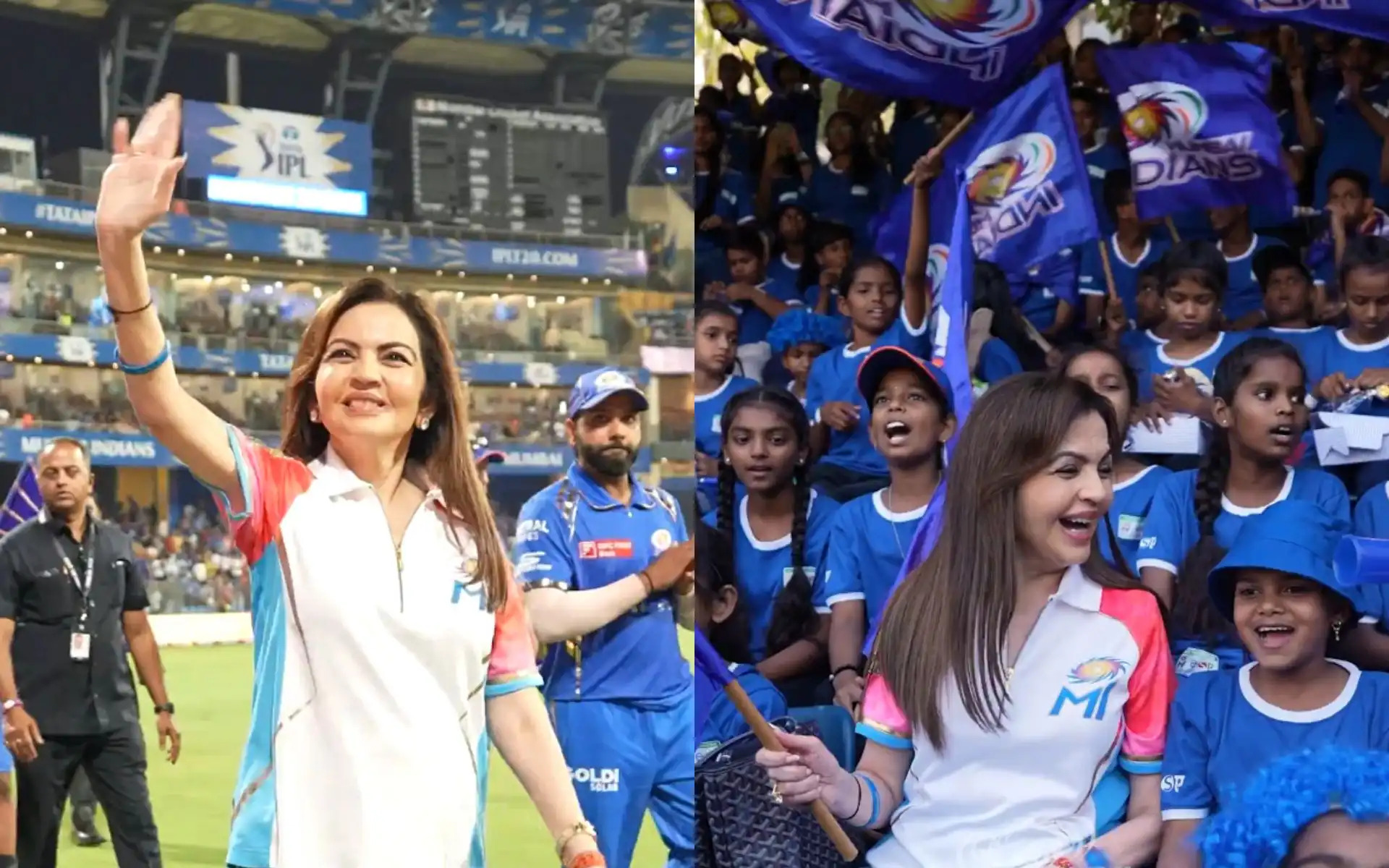 'Put up your best show for them' - Nita Ambani encourages MI players ahead of ESA game vs LSG
