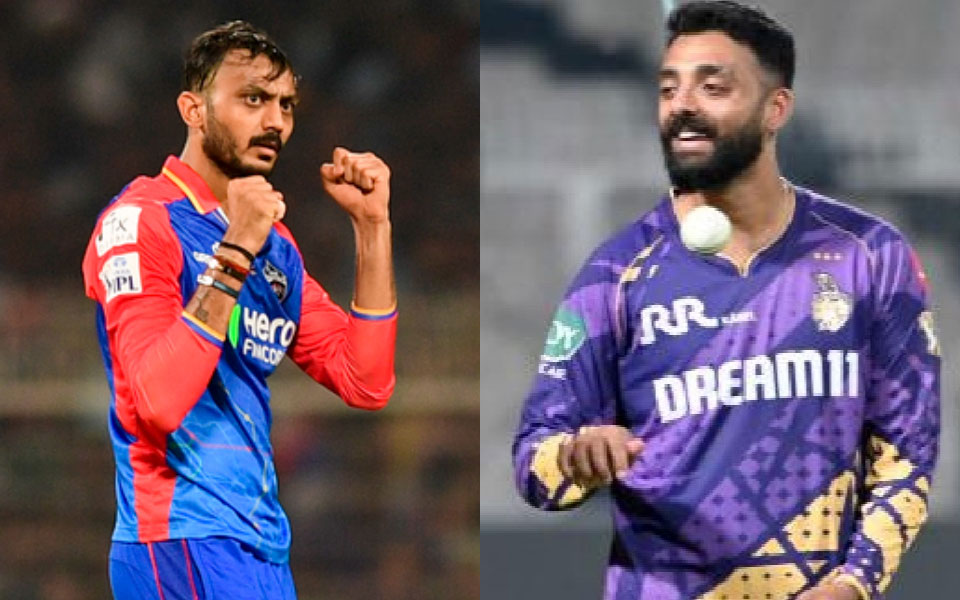 Axar Patel and Varun Chakravarthy