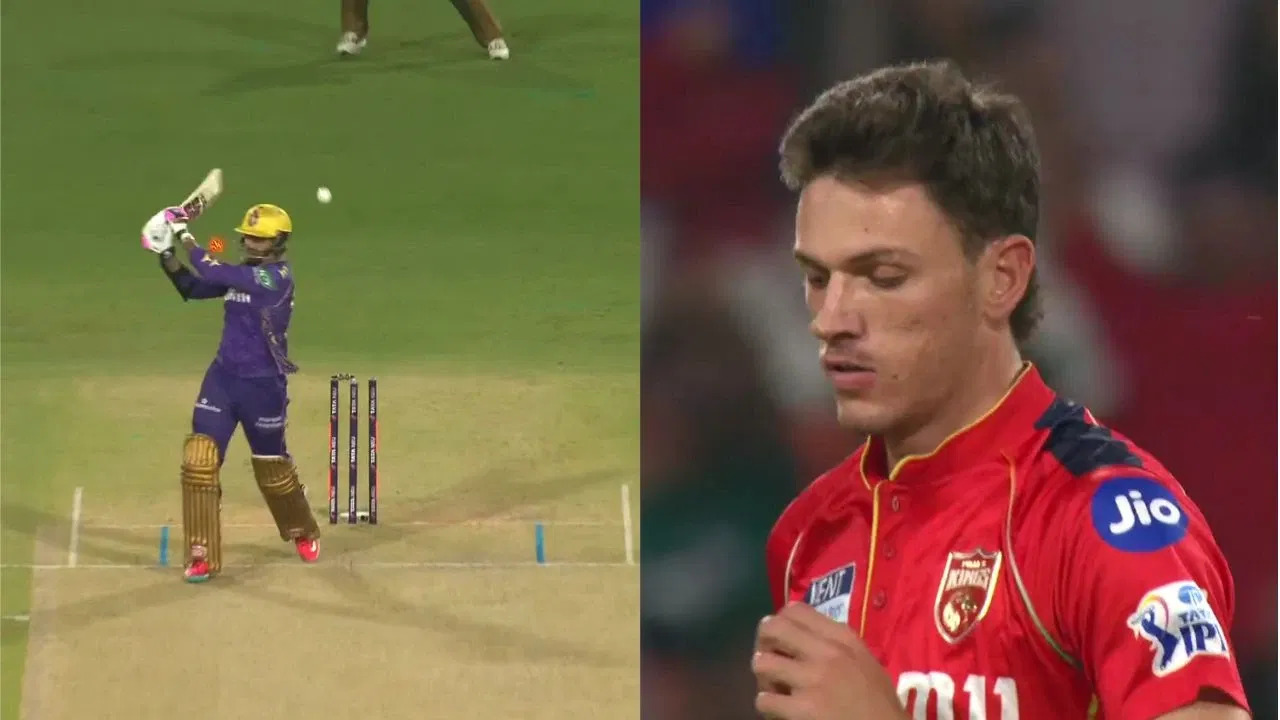 Watch: Marco Jansen castles Sunil Narine right after being hit for four