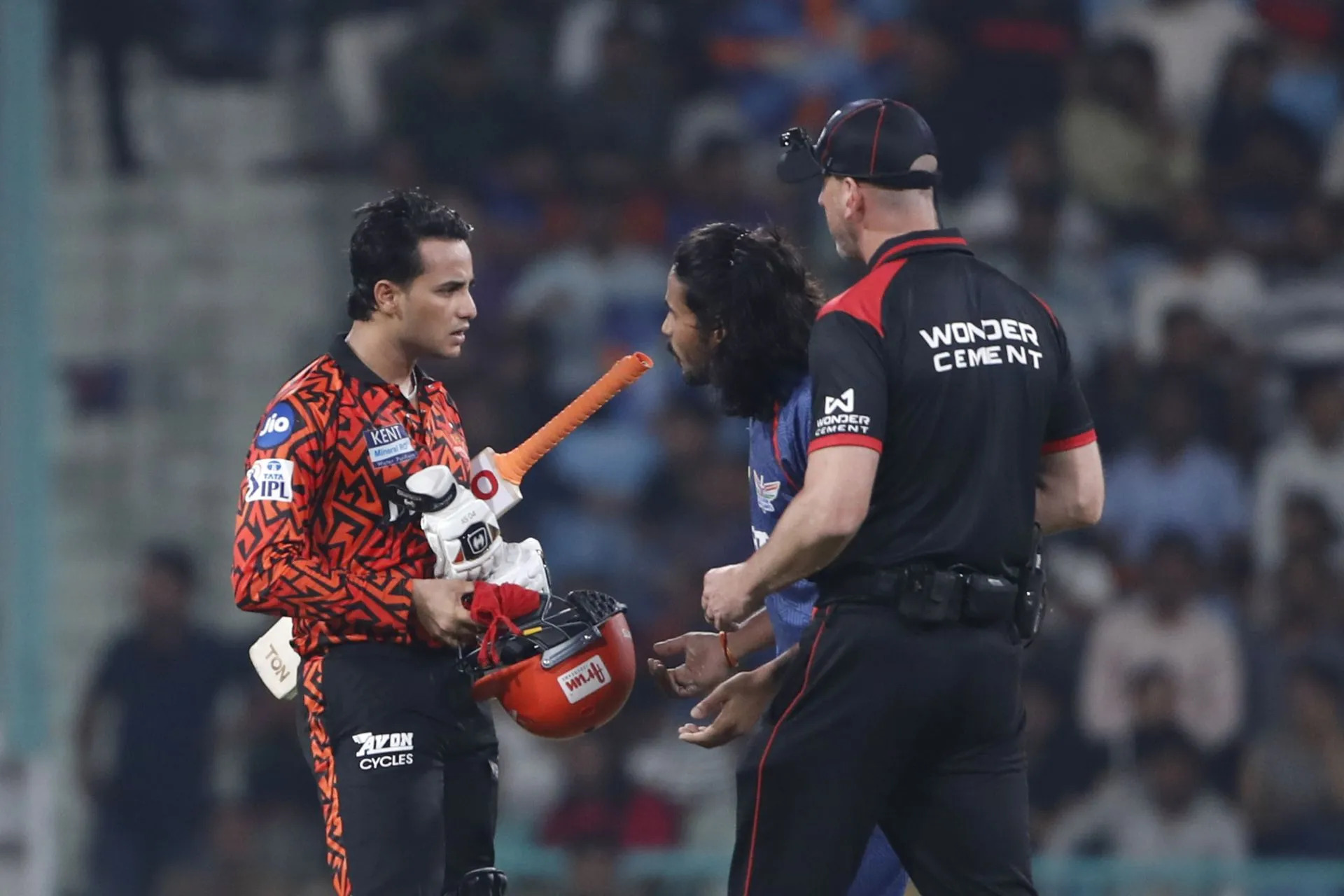 [Watch] IPL 2025: Digvesh Rathi, Abhishek Sharma engage in war of words during LSG vs SRH match