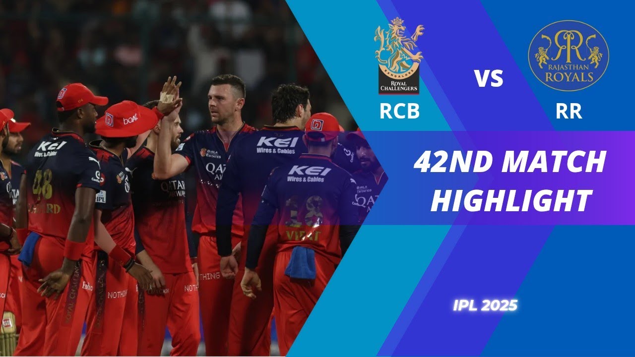 Royal Challengers Bangalore vs Rajasthan Royals Full Highlights, RCB VS RR IPL 2025 FULL HIGHLIGHTS