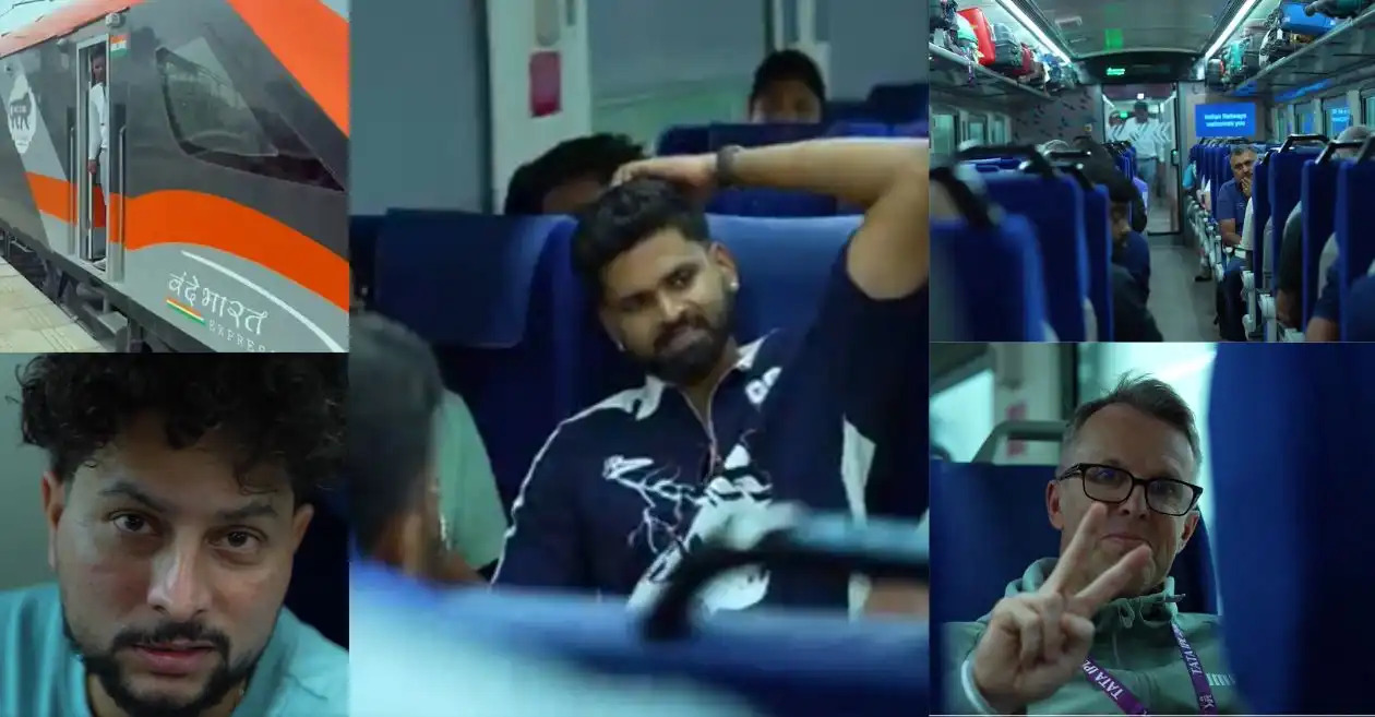 WATCH: PBKS, DC players travel to New Delhi on specially arranged Vande Bharat train