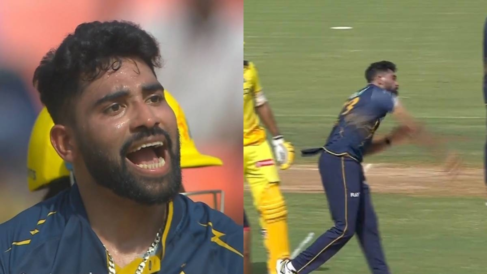 [Watch] IPL 2025: Mohammed Siraj displays frustration as Sai Kishore's mistake results to overthrows