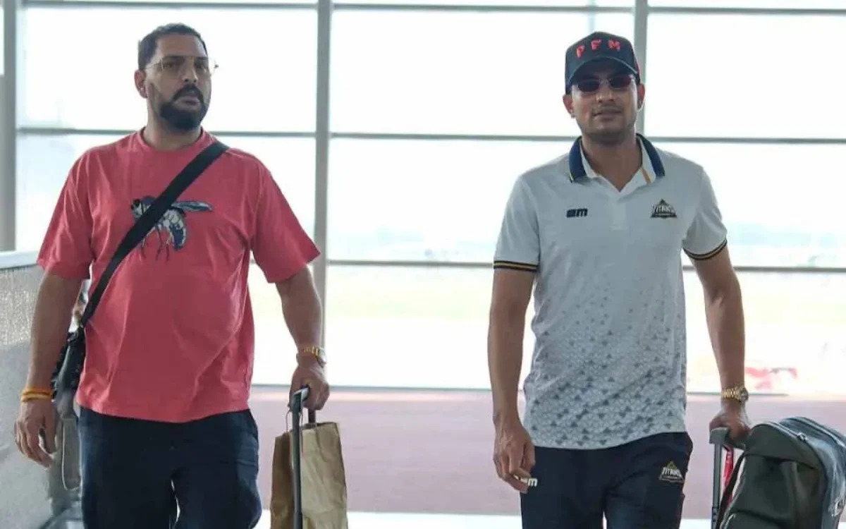 Yuvraj Singh spotted in Gujarat Titans' camp ahead of playoffs