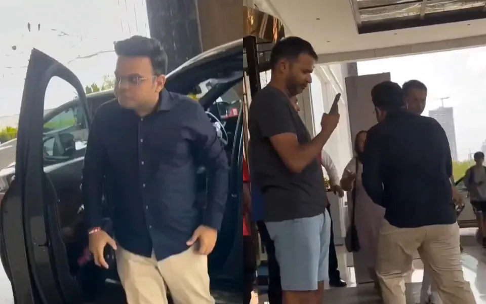 [Watch] IPL 2025: Jay Shah arrives at RCB team hotel ahead of final