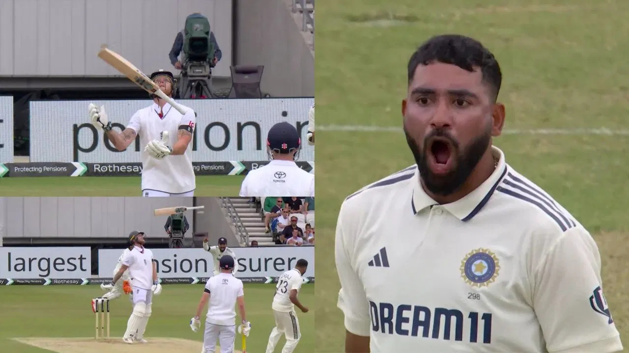 [WATCH] ENG vs IND 2025: Mohammed Siraj roars in delight after dismissing Ben Stokes