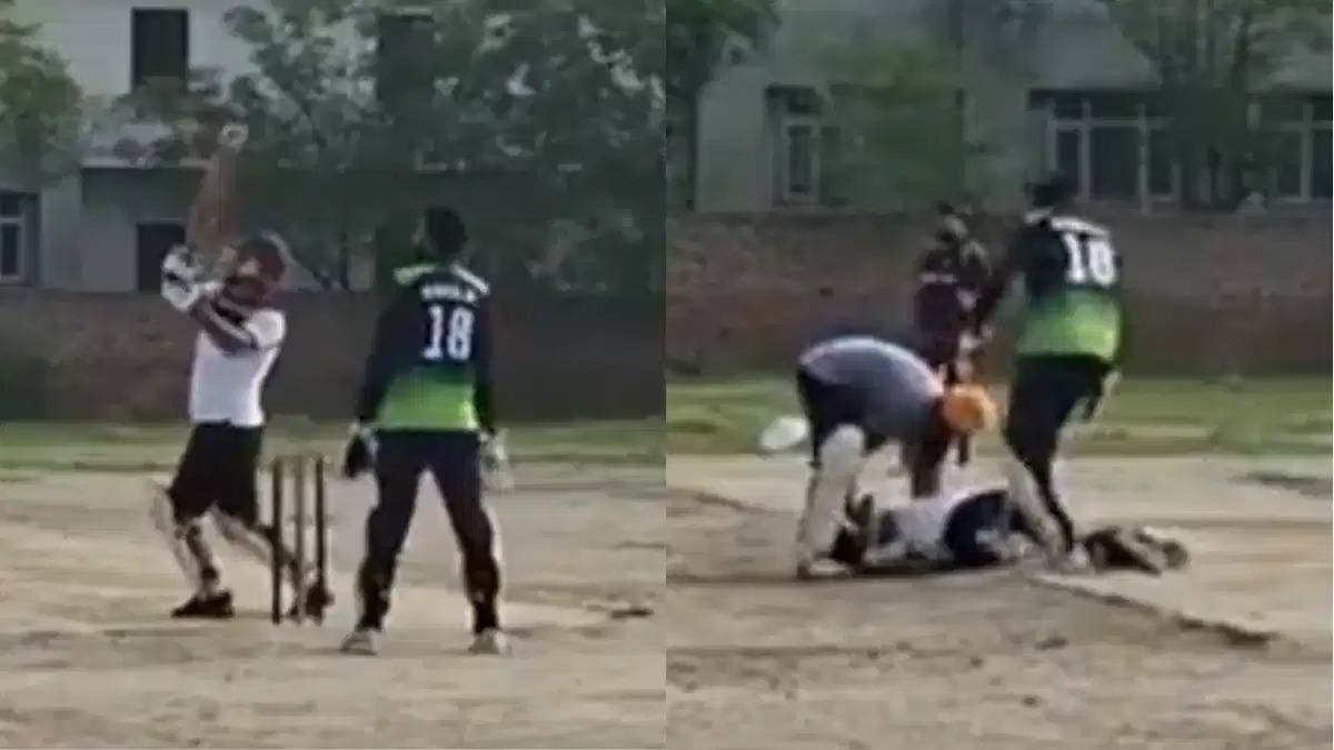 Punjab batter dies of heart attack after hitting a six, horrific video emerges