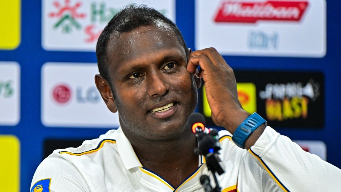 'It's quite sad to be honest' - Angelo Mathews urges for more Test cricket for Sri Lanka