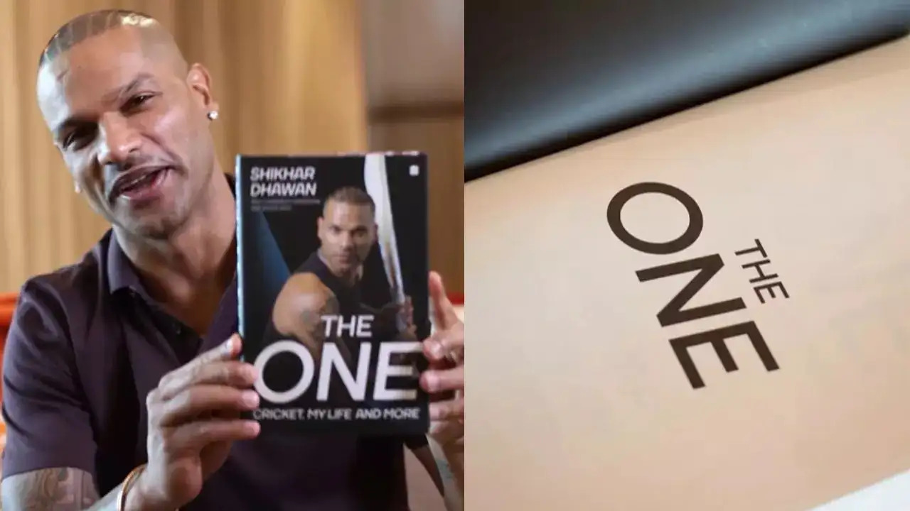 Shikhar Dhawan officially announces his debut autobiography, 'The One'