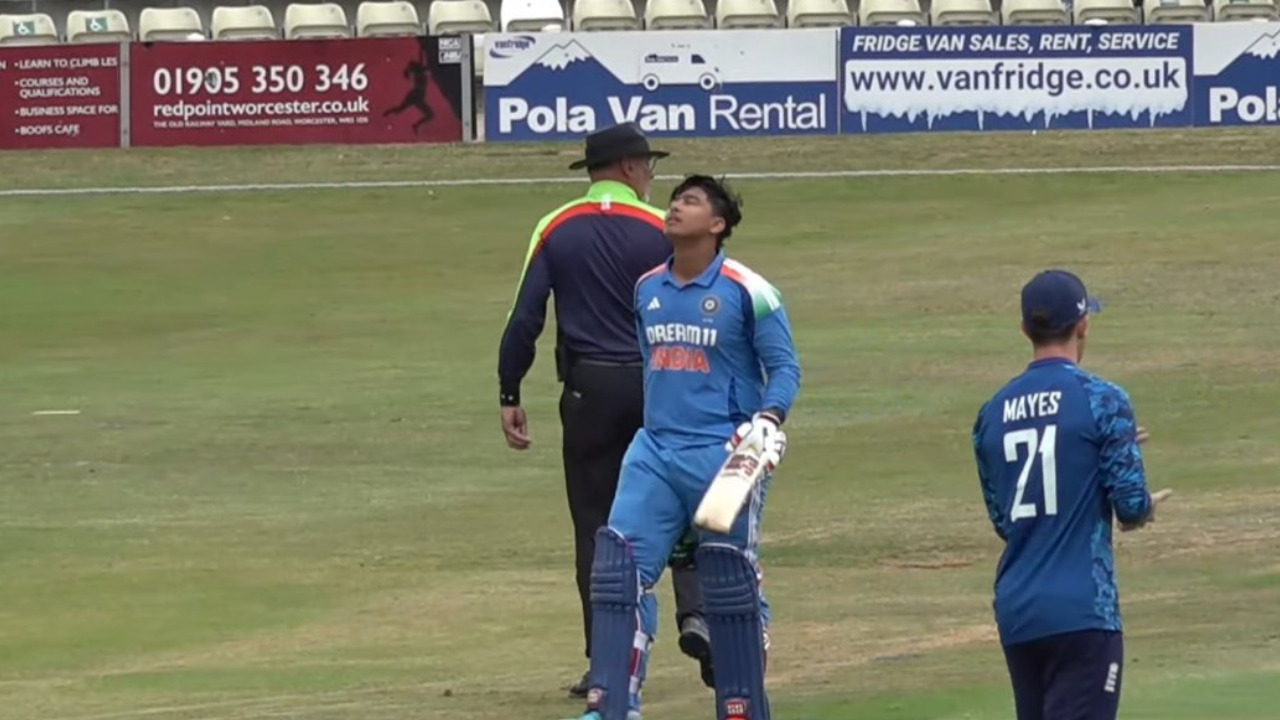 Vaibhav Suryavanshi hits blazing-fast 52-ball hundred vs England U 19 1 Vaibhav Suryavanshi hits blazing-fast 52-ball hundred vs England U 19