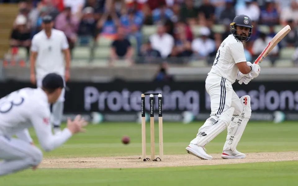 ENG vs IND 2025: Karun Nair falls cheaply yet again as Carse traps him into the drive