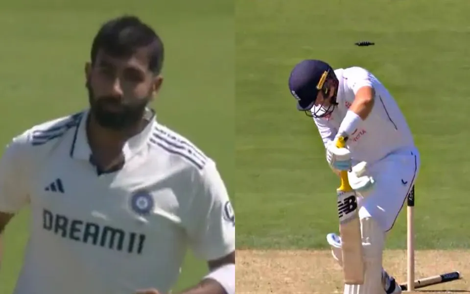 WATCH] ENG vs IND 2025: Jasprit Bumrah strikes twice in two balls to send back centurion Joe Root, Chris Woakes