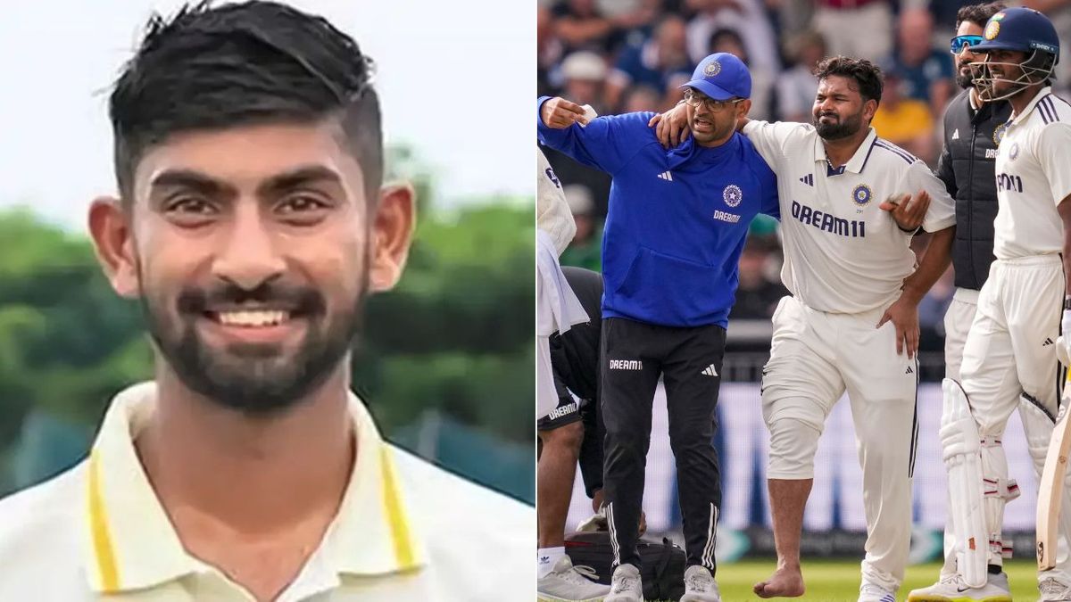 ENG vs IND 2025: Rishabh Pant ruled out of Oval Test due to injury, N Jagadeesan named replacement