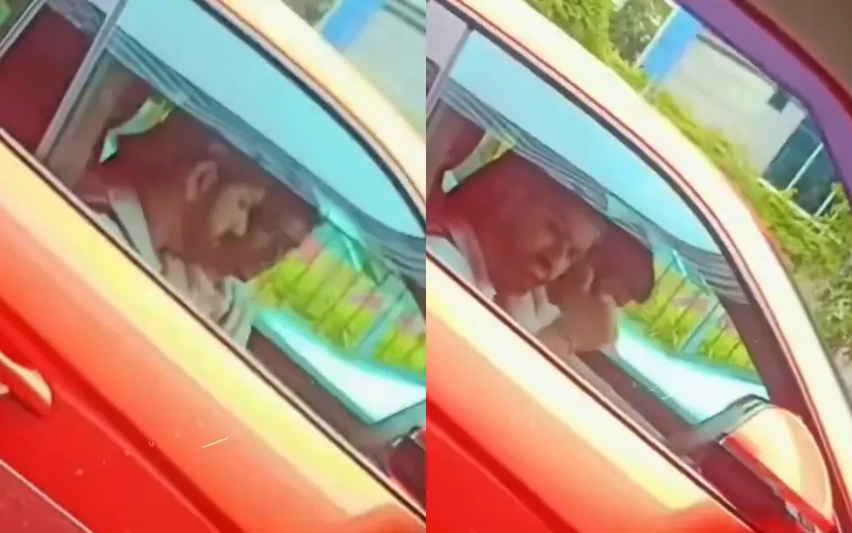 Watch: Rohit Sharma waves to fan from his new Lamborghini while trapped in Mumbai traffic