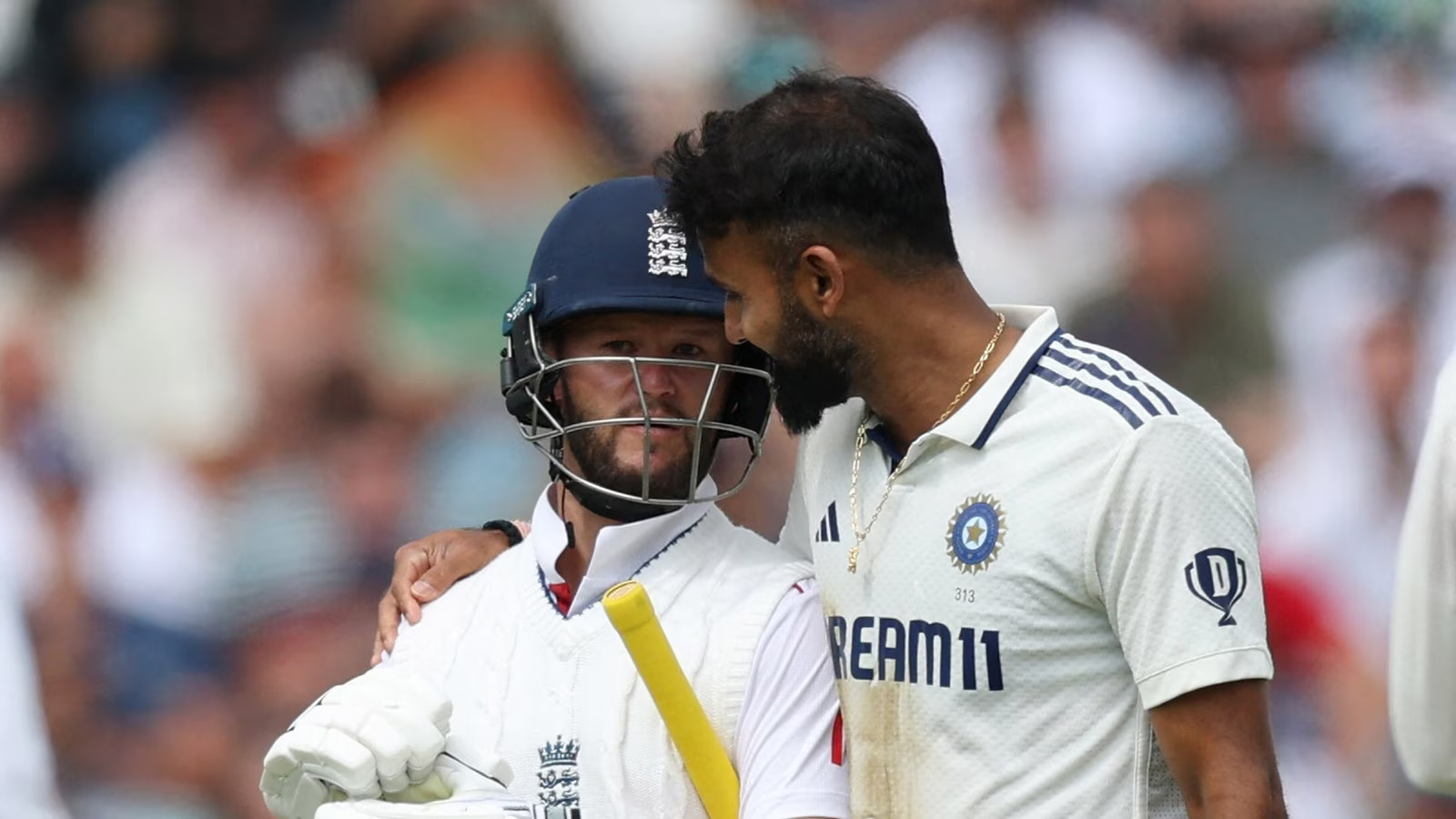 ENG vs IND 2025: 'Stay out of the way' - Michael Atherton slams Akash Deep for his send-off to Ben Duckett on Day 2 of 5th test 1 ENG vs IND 2025: 'Stay out of the way' - Michael Atherton slams Akash Deep for his send-off to Ben Duckett on Day 2 of 5th test