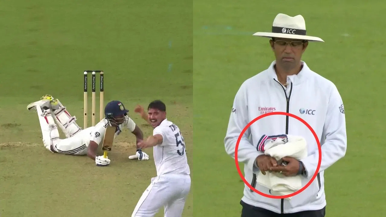 [WATCH] ENG vs IND 2025: Kumar Dharmasena's finger gesture helps England deny DRS