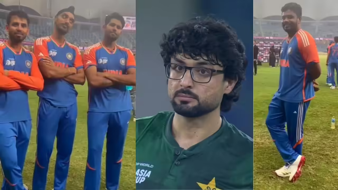 [WATCH] Asia Cup 2025 Final: Arshdeep, Jitesh, and Harshit mimic Abrar Ahmed's trademark celebration as India beat Pakistan