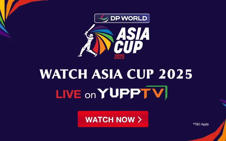 India vs Pakistan Asia Cup 2025 Live Streaming on YuppTV
