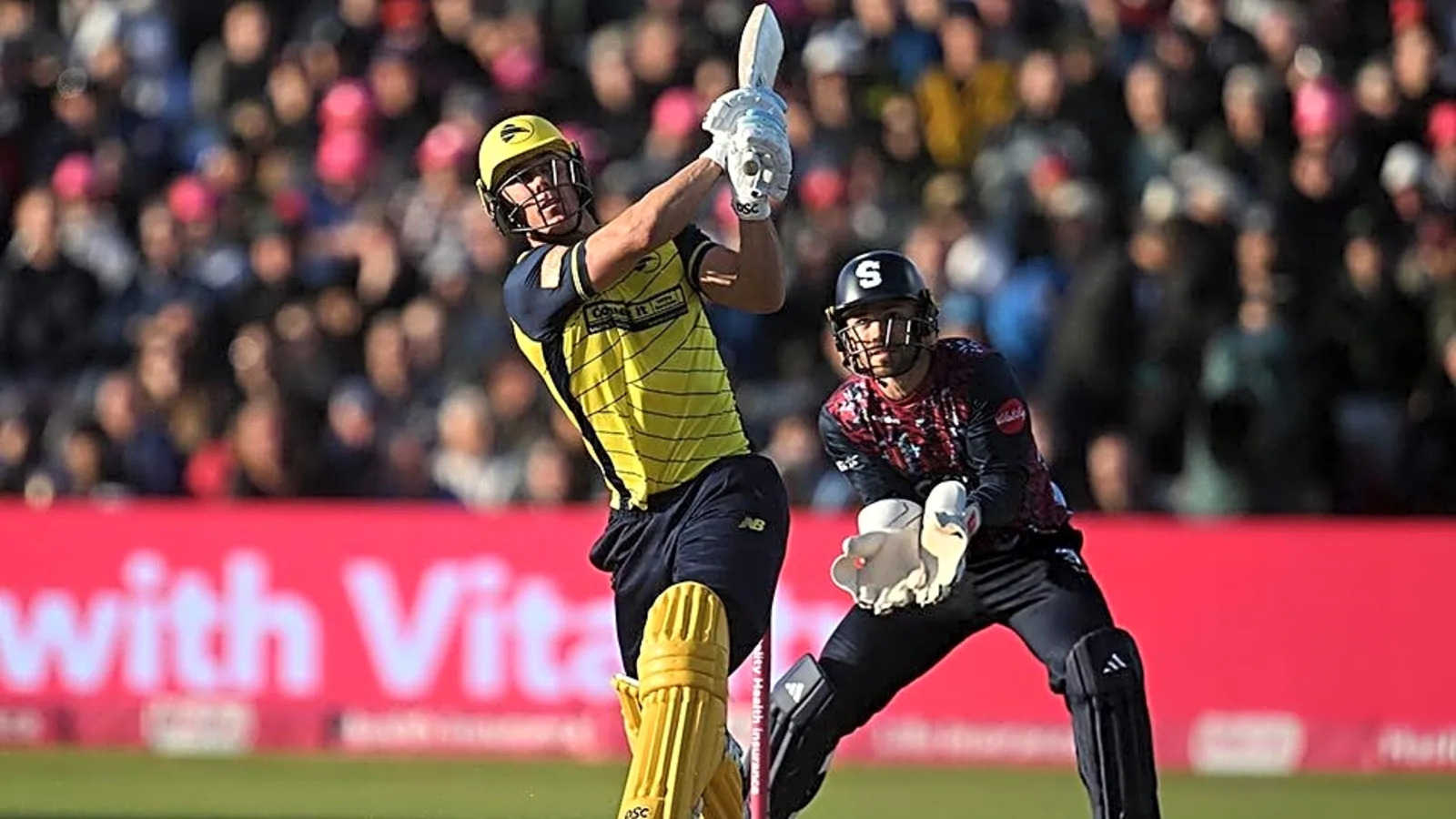 [WATCH] T20 Blast 2025: Ex-KKR batter hits five sixes in five balls to hunt down the target