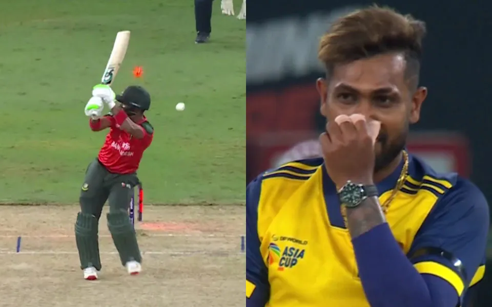 Video of the Day - Asia Cup 2025: Nuwan Thushara cleans up Tanzid Hasan with a well-disguised slower ball in first over in SL vs BAN tie 1 Video of the Day - Asia Cup 2025: Nuwan Thushara cleans up Tanzid Hasan with a well-disguised slower ball in first over in SL vs BAN tie