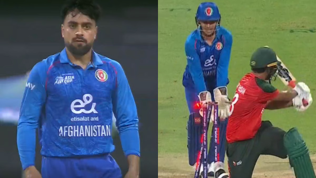 Video of the Day - Asia Cup 2025: Rashid Khan pegs back Saif Hassan's off stump