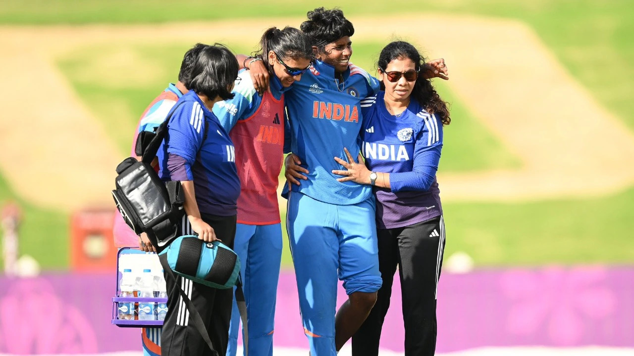Women's World Cup 2025: Arundhati Reddy suffers injury scare after being hit on knee during warm-up match