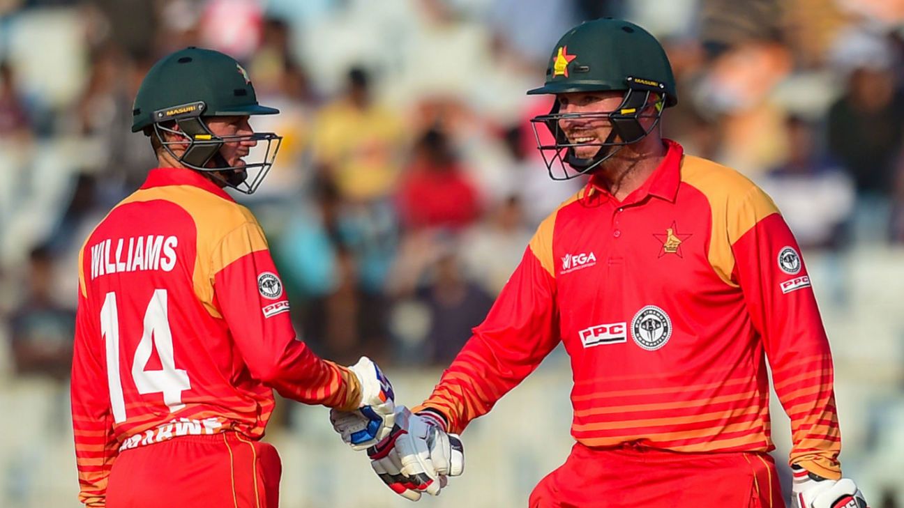 Brendan Taylor, Sean Williams named in Zimbabwe's T20I team for series vs Sri Lanka