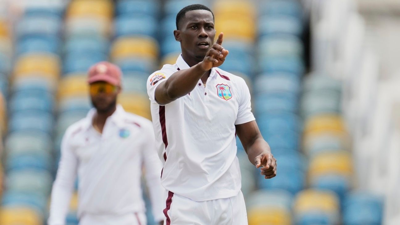 IND vs WI 2025: Johann Layne replaces injured Shamar Joseph in India Tests
