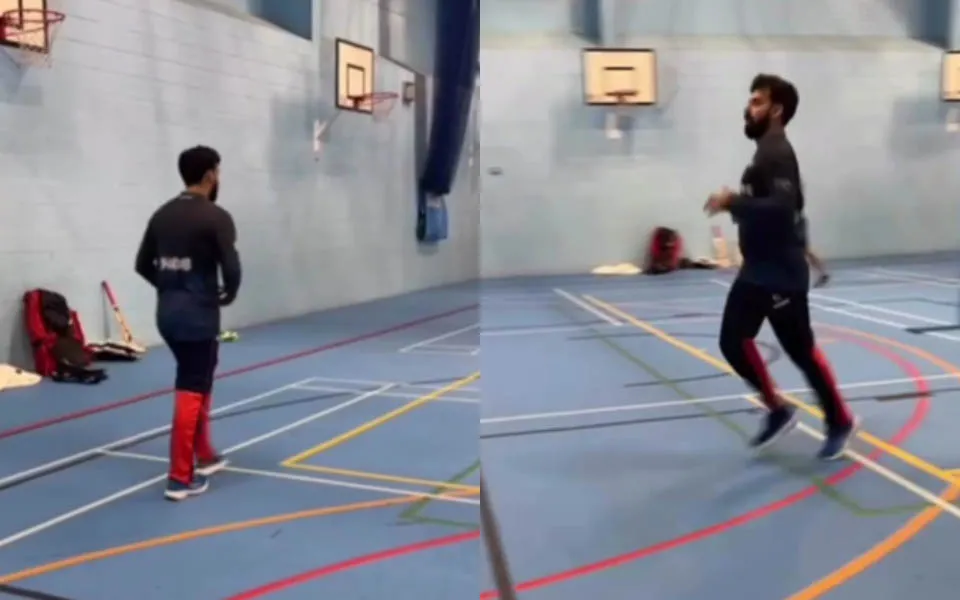 [WATCH] Shadab Khan resumes training after recovering from shoulder injury
