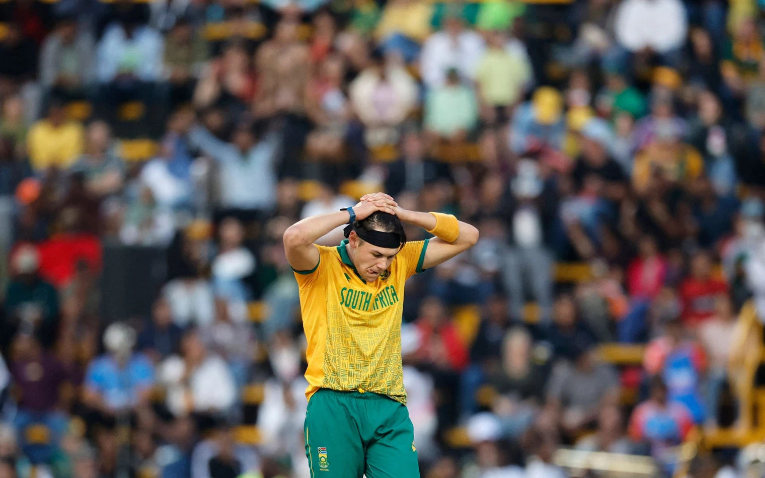 Gerald Coetzee doubtful for Pakistan tour after muscle pull in Windhoek T20I
