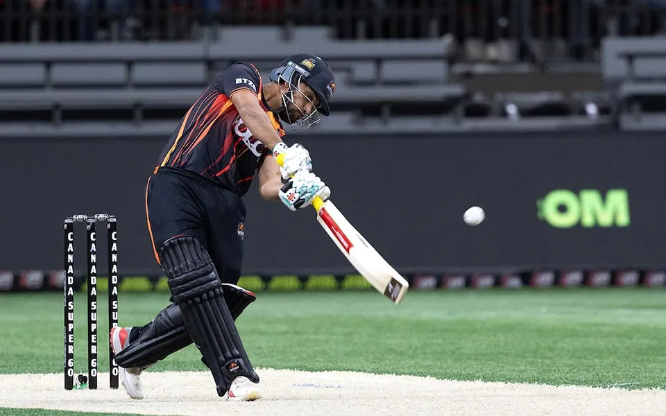 Canada Super 60 2025, Day 4 Review: De Plooy’s power-hitting guides Mississauga Masters to semi-final spot with win over Whiterock Warriors