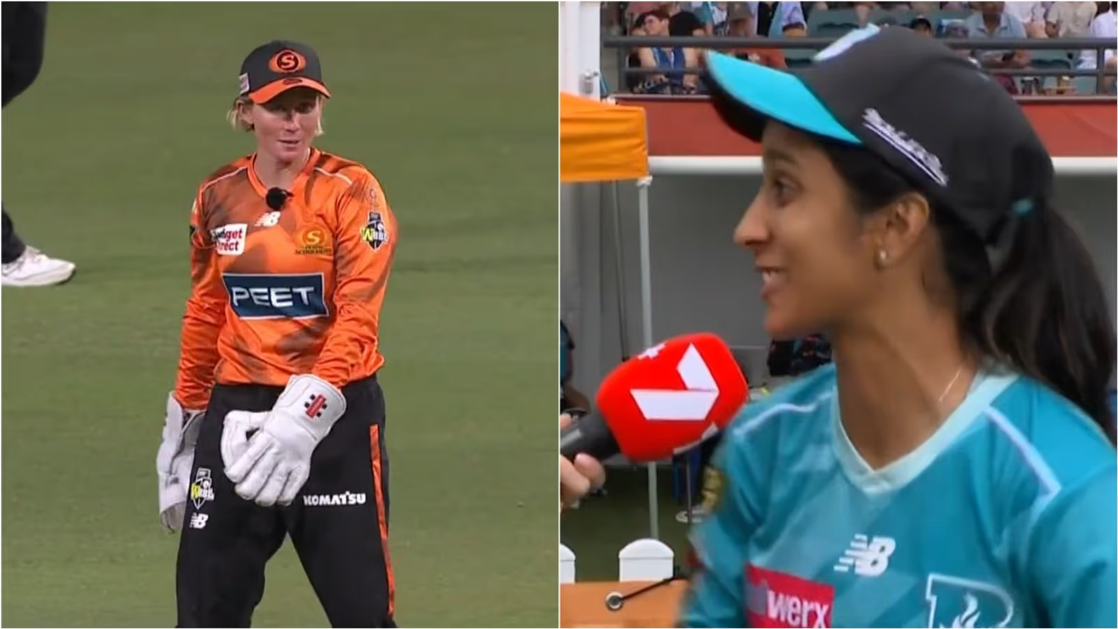 WATCH: Beth Mooney comes up with funny reply to Jemimah Rodrigues' World Cup semi-final joke
