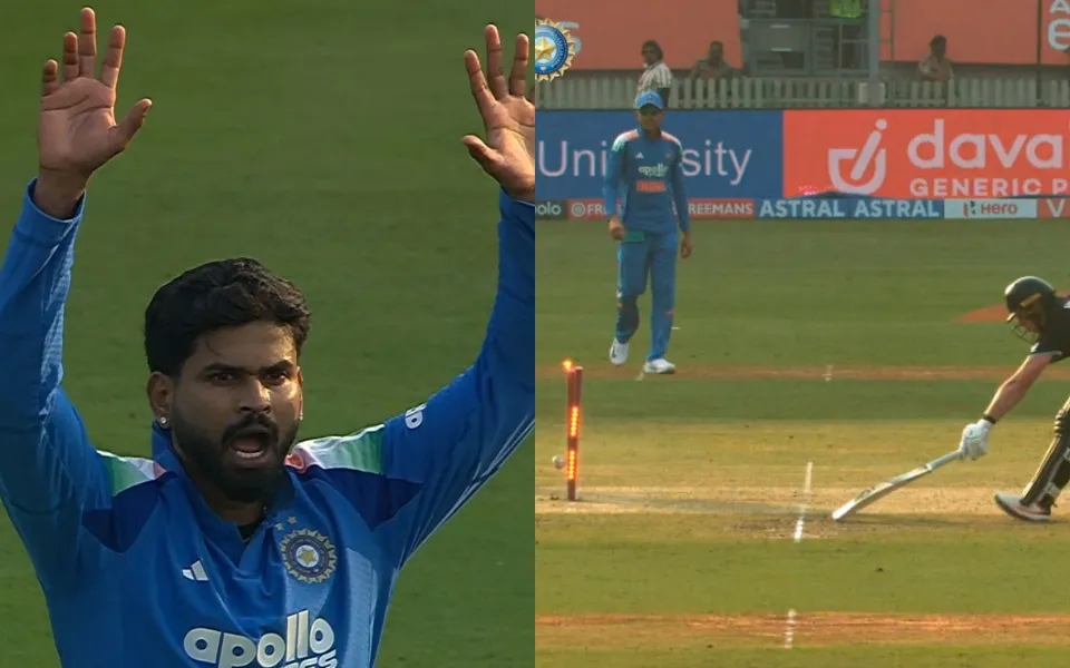 [WATCH] IND vs NZ 2026: Shreyas Iyer’s lightning throw cuts short Michael Bracewell’s stay