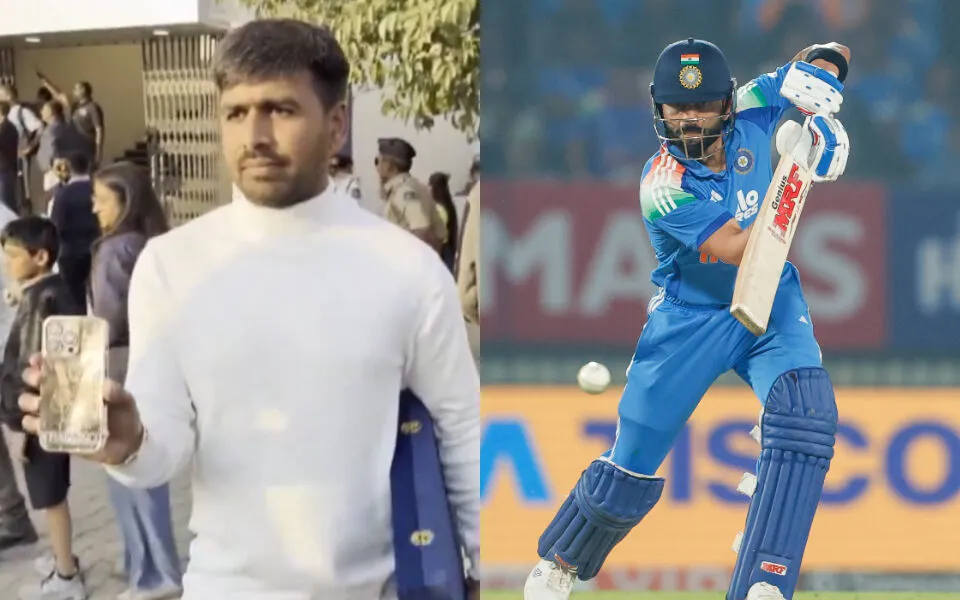 [WATCH] Surat-based Virat Kohli fan flaunts golden iPhone cover worth INR 15 lakh, video goes viral