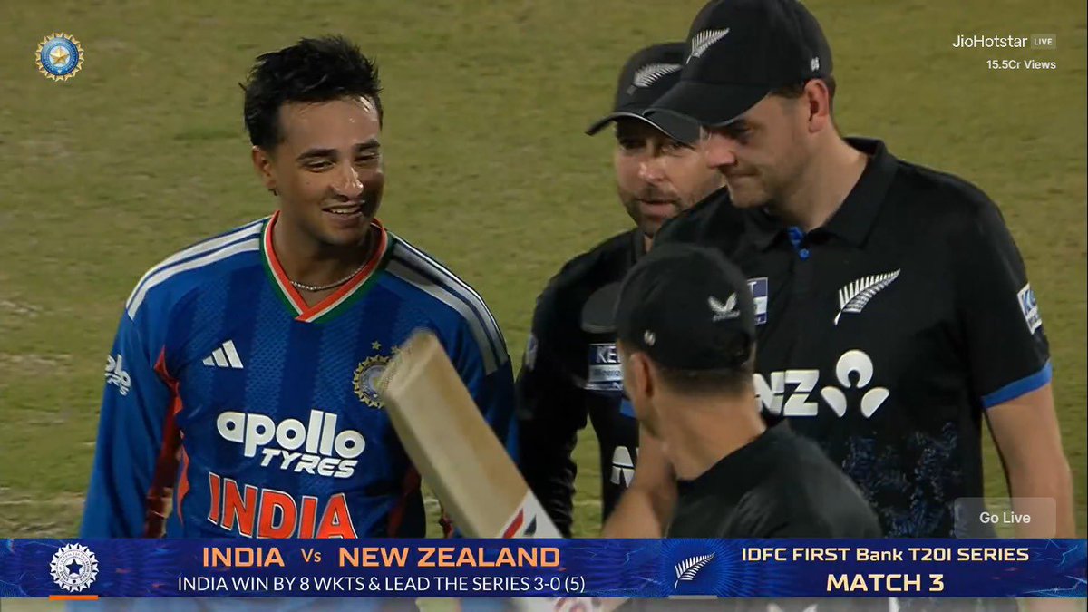 IND vs NZ 2026: New Zealand players check Abhishek Sharma’s bat after Guwahati blitzkrieg