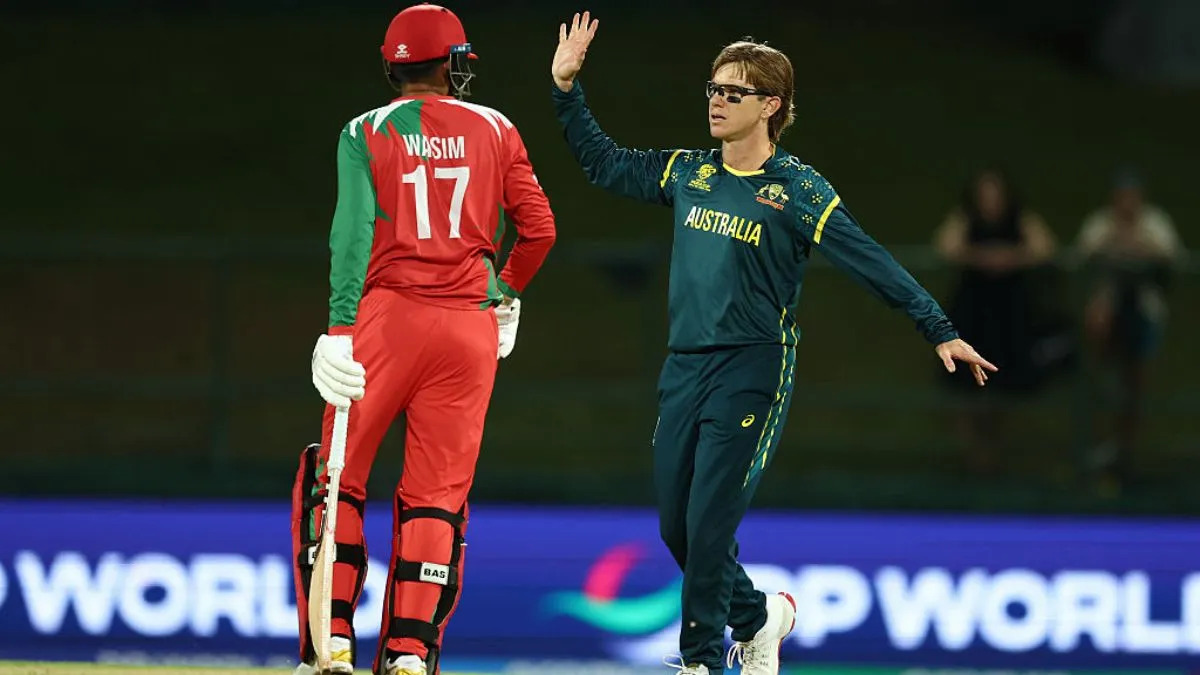 Adam Zampa after Australia’s thumping win over Oman -‘Probably the worst-feeling four-for I’ve got’