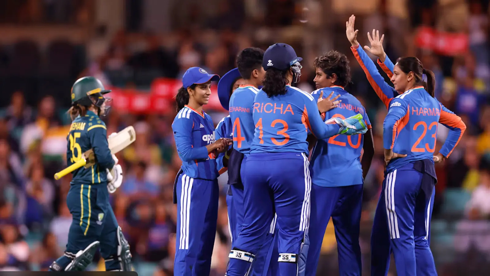 AUS W vs IND W 2026: Australia Women vs India Women, 2nd T20I – Full highlights, top moments & winner details